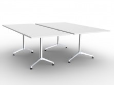 Thinking Works UR T Bar Meeting Table Base.  All Chrome
